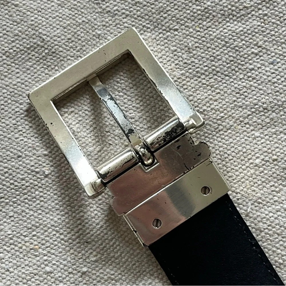 2/$20 Women’s Diamond Punched Belt with Square Buckle